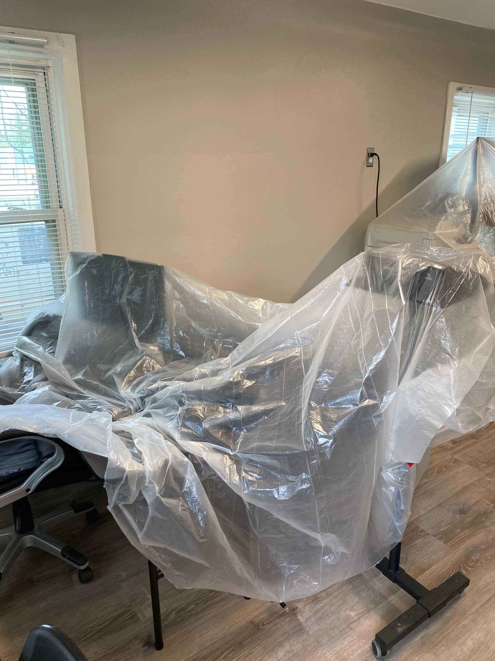 Contaminated Insulation Removal and Full Duct Cleaning for Local Office image