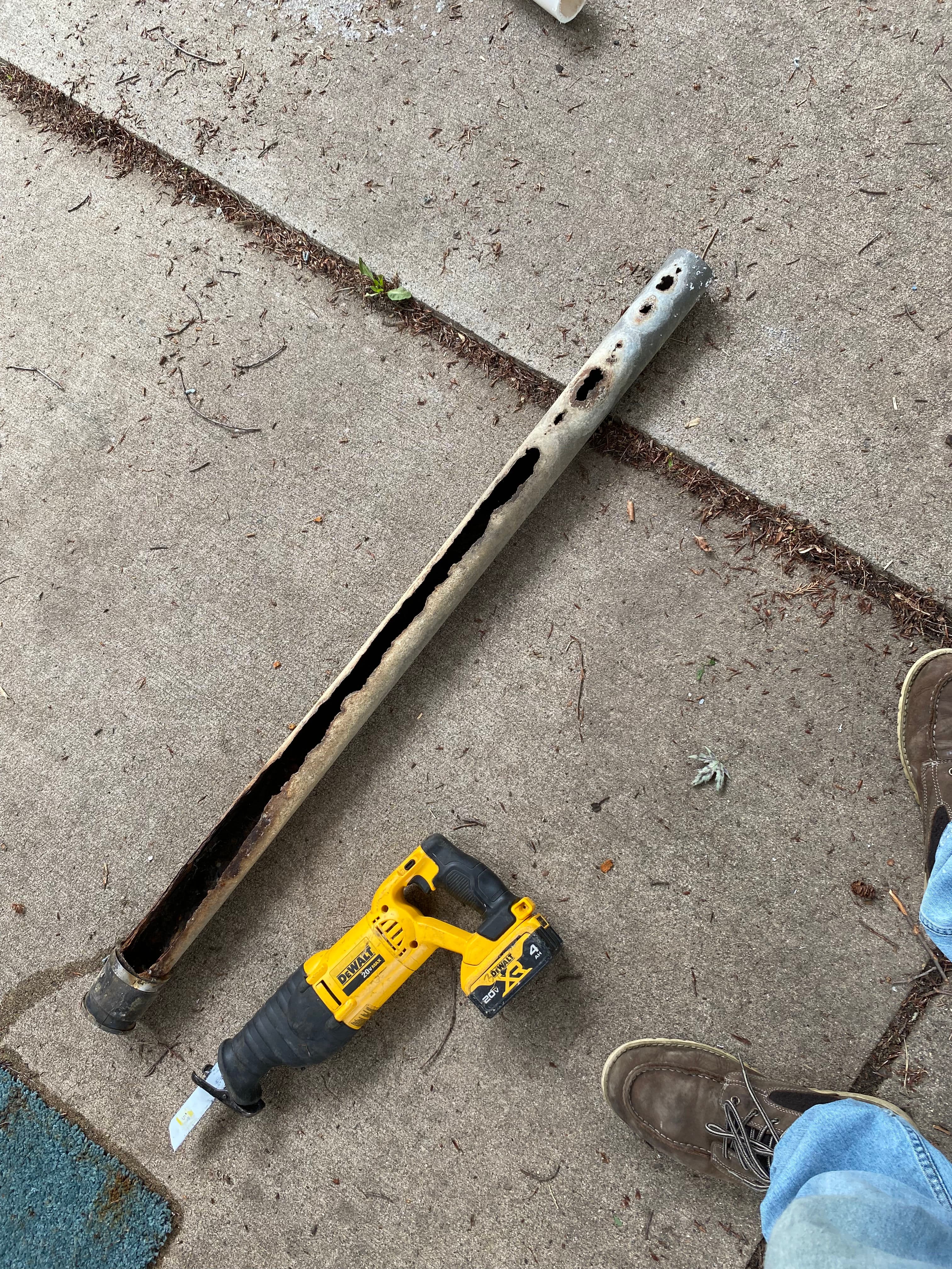 Project Rotted Kitchen Drain and Damaged Ductwork Fixed Right in the Crawlspace image