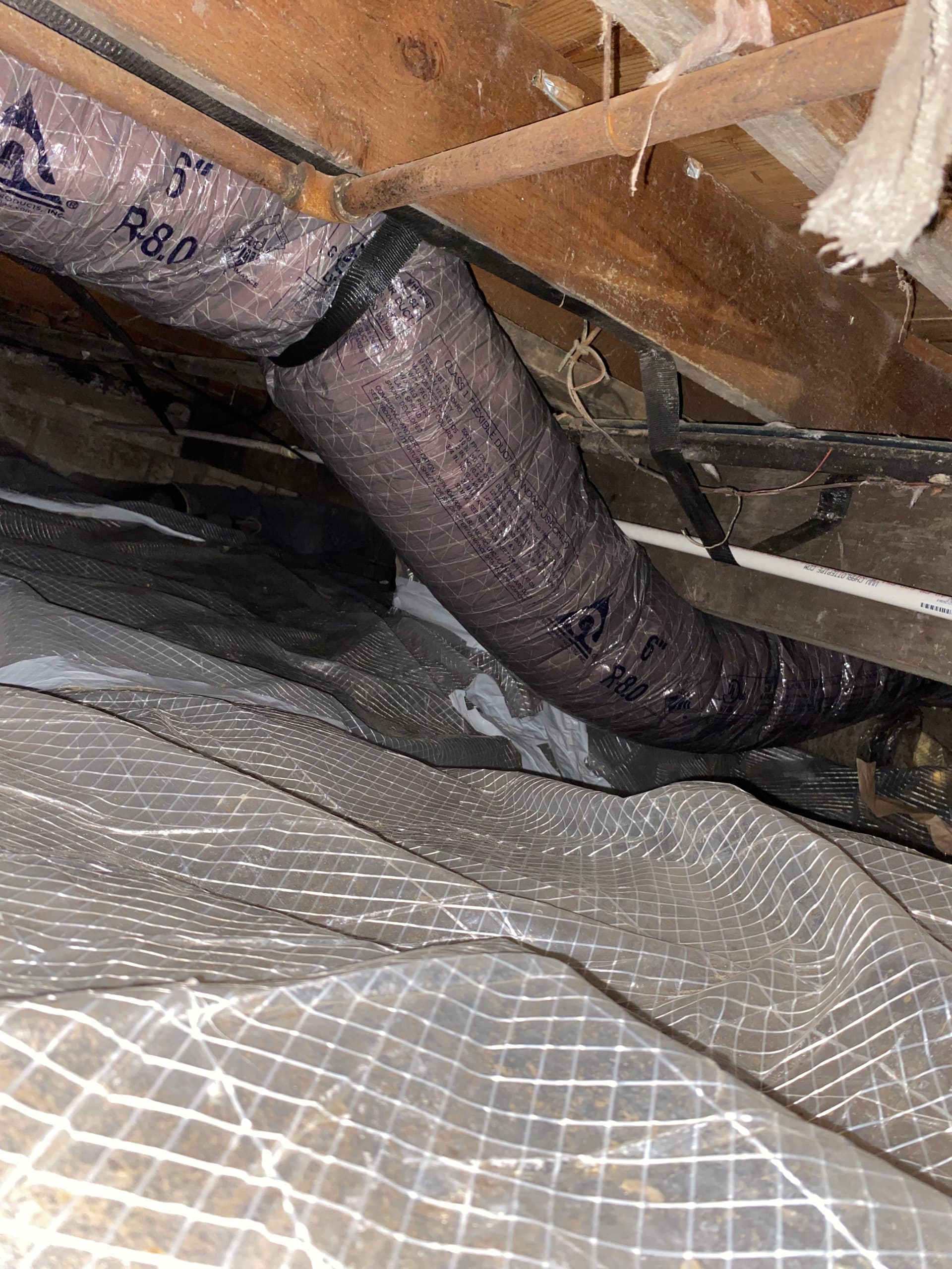 Gallery photos for Rotted Crawlspace Ductwork Replaced the Right Way: Image #5