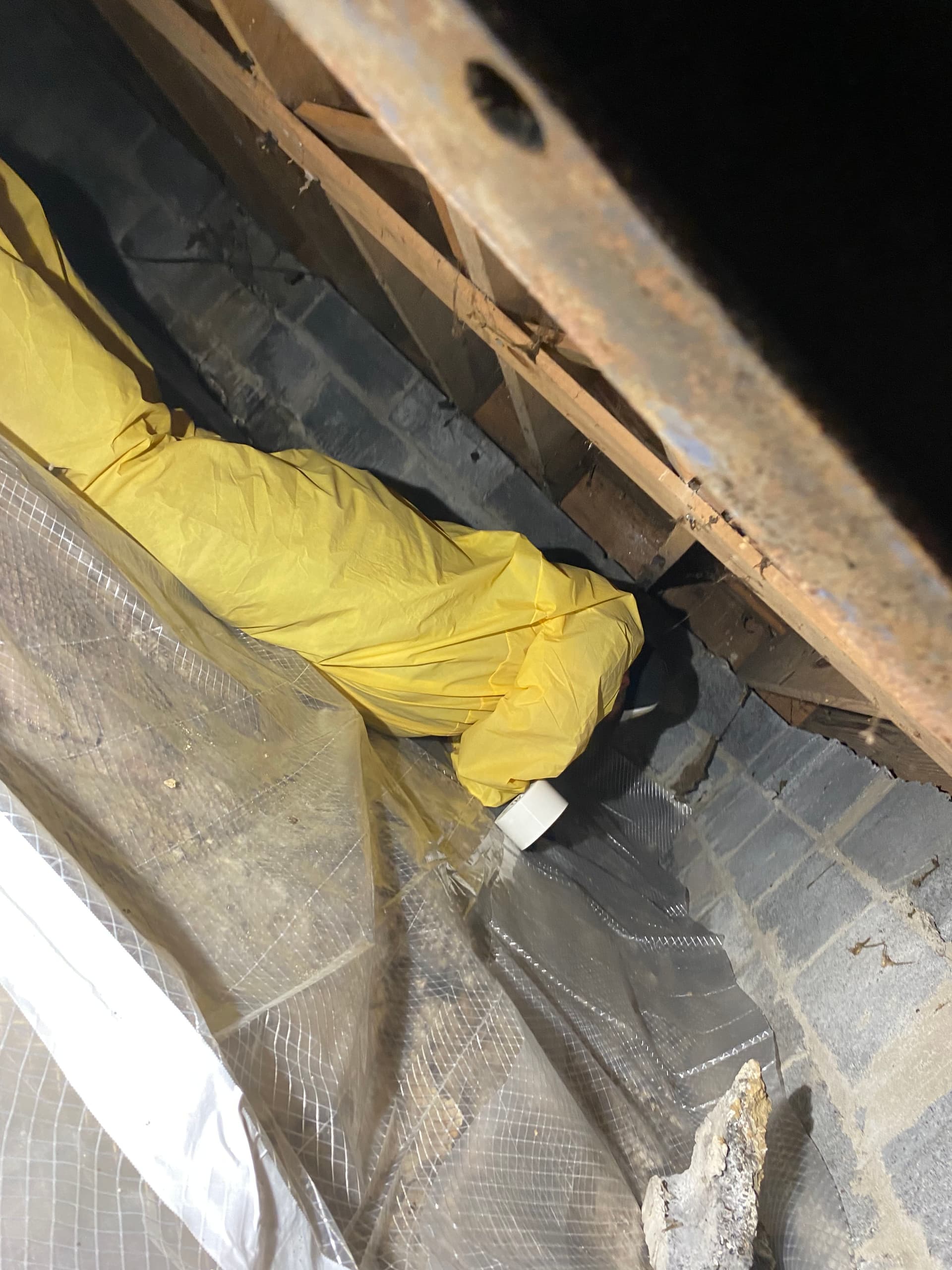 Gallery photos for Crawlspace Cleanup, Vapor Barrier, and Ductwork Correction Done Right: Image #5