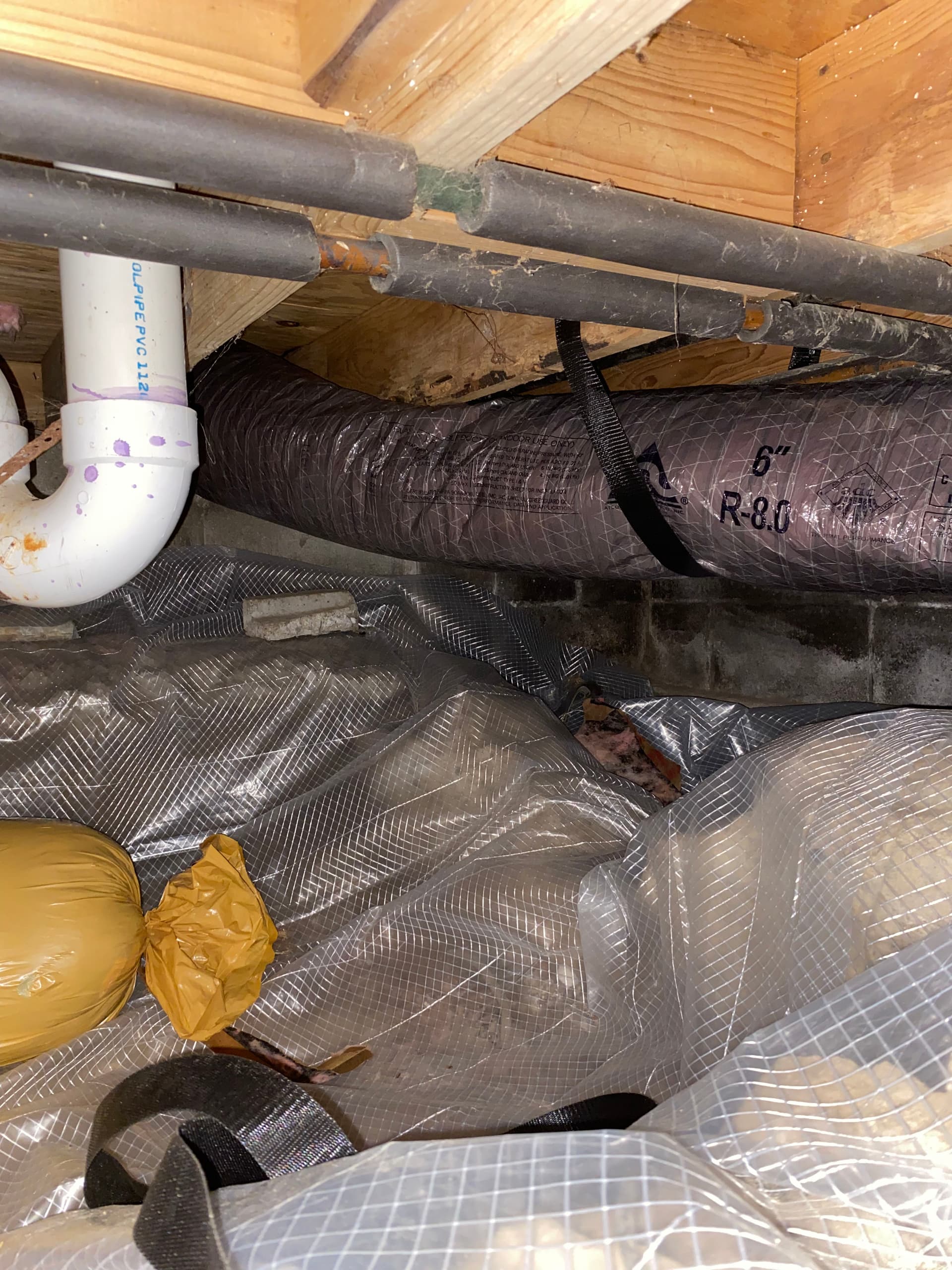 Gallery photos for Rotted Crawlspace Ductwork Replaced the Right Way: Image #6